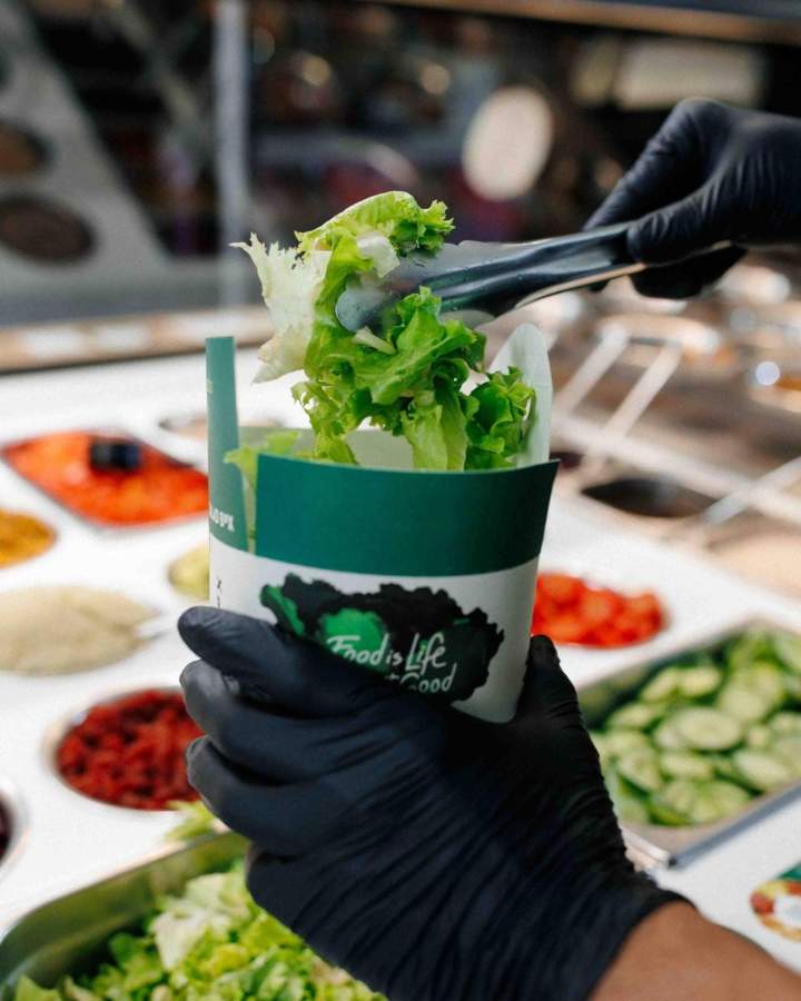 Salade personnalisée Boulevard des Italiens