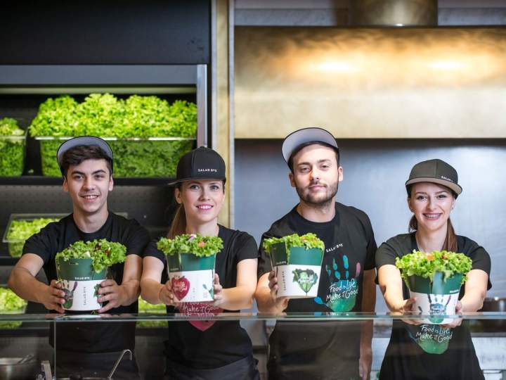 Equipe Salad Box Paris